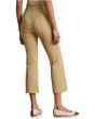 Petite Twill Flare Ankle Pants