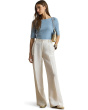 Stretch Cotton Boatneck Top