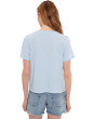 Jacee Shirred Shoulder Tee