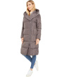 Zip Front Down Coat w/ Dramatic Oversized Hood