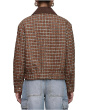 Oversized Tweed Bomber Jacket