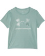 Tech Big Logo Print Short Sleeve T-Shirt (Big Kid)