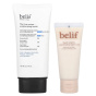 belif, The True Cream, увлажняющая бомба, специальный набор из 2 предметов