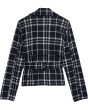 Cropped Trench Jacket with Belt