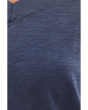 3/4 Sleeve Wide V-Neck Boxy Tee