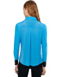 Raindrops Print Long Sleeve Sunsense Top