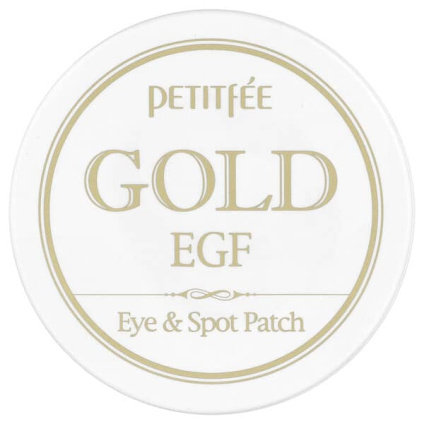 Petitfee, патч для глаз и точечного нанесения, с золотом и EGF, 60 патчей для глаз (1,1 г) и 30 патчей для точечного нанесения (0,6 г)
