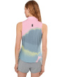 Landscape Print Sleeveless Polo