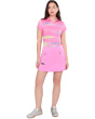Painted Sunset Crossover V-Neck Cap Sleeve