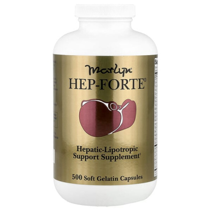 Naturally Vitamins, Marlyn, средство для здоровья печени Hep-Forte, 500 мягких желатиновых капсул
