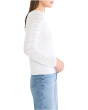 Petite Placed Pointelle Sweater