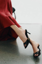 Zara КОЖАНЫЙ МУЛ С ПУНКТОМ 525519592-800-35
