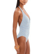 Mala Ring Front Halter One-Piece