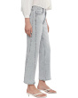 28" Kennedy Mid-Rise Straight Leg Jeans with Seaming Detail and Slit