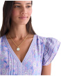 Flutter Sleeve Pintuck Dress