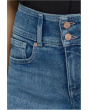 4" Hem Wide Leg Jeans in Breezy Palms