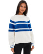 Madewell Женский уютный хлопчатобумажный пуловер Stevie Apres в полоску от Stevie Cozy