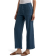 Topaz High-Rise Wide Leg Pants with Porkchop Pockets