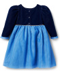 Frozen Velvet Dress (Toddler/Little Kid/Big Kid)