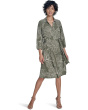 Matte Jersey Puff Sleeve Self Tie Aline