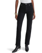 Longline Straight Jean In Black Frost