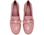 Deco Bow Patent Leather Heeled Loafers