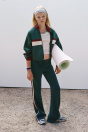 Zara СПОРТИВНАЯ ТОЛСТОВКА С ЦВЕТНЫМ БЛОКОМ большого размера / синего цвета