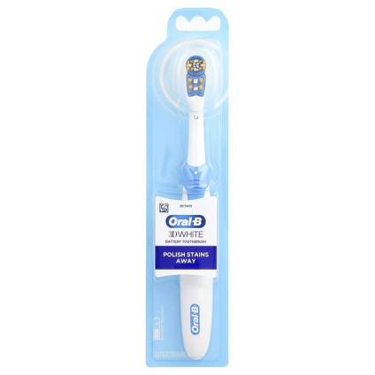 Oral-B, 3D White, зубная щетка на батарейках, 1 шт.