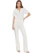 Stevie Boot Trouser Jolene Pockets in Tonal Ecru
