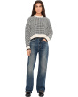 Joanna Textured Stitch Cotton Pullover
