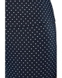 Dot to Dot - Elastic Waist Pull On Crop Pants with Side Vent