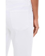 27" Kennedy Mid-Rise Crop Straight Leg Jeans with Pearl Trim