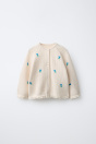 Zara КАРДИГАН С ТЕКСТУРНЫМ РИСУНКОМ, ЦВЕТОЧНОЙ ВЫШИВКОЙ И КРУЖЕВАМИ 499927935-712-6