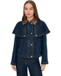 Cropped Cape Jacket