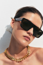 Zara КВАДРАТНЫЕ СОЛНЦЕЗАЩИТНЫЕ ОЧКИ В СТИЛЕ РЕТРО 543733952-700-3