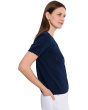 Pointelle Scallop Crew Neck Sweater