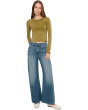 The Short Ultimate Wide-Leg Jean in Airy Denim