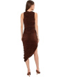 Sleeveless Jersey Twist Midi Dress