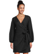 Stamped Lucia Wrap Dress