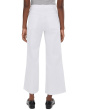 Meg High-Rise Fab Ab Wide Leg Raw Hem in Optic White