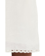 Embroidered Mini Shift Dress in 100% Linen