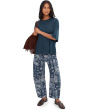 We The Free Good Luck Printed Barrel Jeans