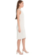 Sleeveless Scuba Seam Detailed Sheath