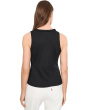 Nzt Ruffle Neck Cotton Slub Layer Tank