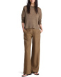 The Zoe Relaxed Straight Pant in 100% Linen