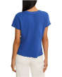 Petite Lace Knit T-Shirt