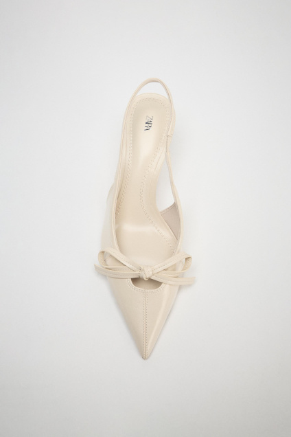 Zara НАСОСЫ SLINGBACK С ПЕТЛЕЙ 495694010-001-35