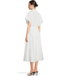 Super Oversized Sleeveless Boyfriend Neck Shirt Flared Dress To Mid-thigh