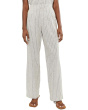 Lenox Wide Leg Striped Linen Pants