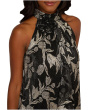 3D Floral Halter Short Dress